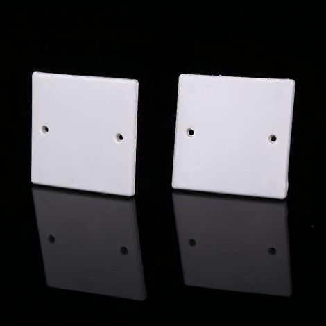 Lot de 5 couvercles pour boîte d'encastrement en maçonnerie - sans vis - 86 x 86 mm, Inconnu (1/5)