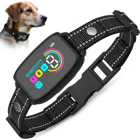 Collier de Dressage Anti-Aboiement – Automatique, Chien (1/5)