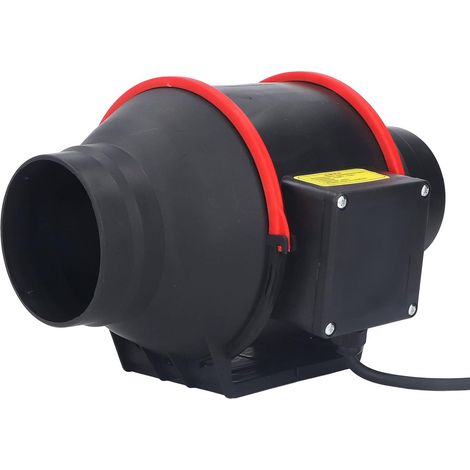 Ventilateur d'extraction axial de conduit de 96 mm, débit de 310 m³/h, pour salle de bain, sous-sol, bureau, extracteur d'air (96 mm) (1/5)