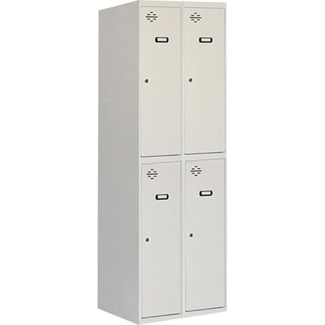 Taquillas metálicas SIMONLOCKER (180x60x50cm) GRIS PRELACADO