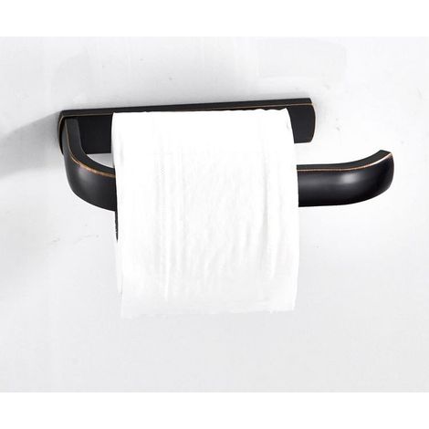 Handtuchringe 19,5×16×8,8 cm, Handtuchhalter, Handtuchstange in Antikbronze, goldene Handtuchhalter für Badezimmeraccessoires, Küche (Farbe: Schwarz) (1/5)