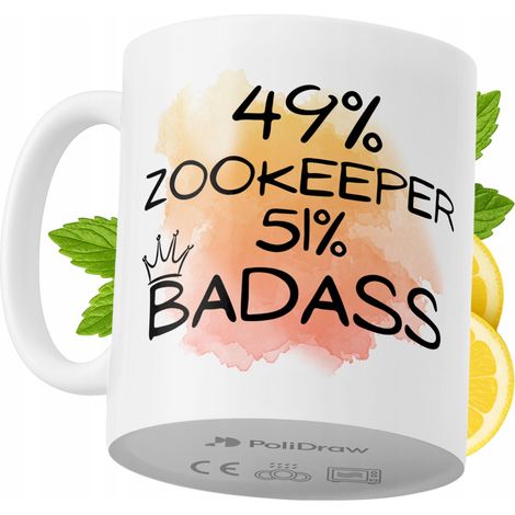 Lustige Tasse für Tierpfleger – Kaffee- oder Teetasse mit witzigem Textdesign – ideal für Geburtstage, Namenstage, Feiertage und besondere Anlässe. Hochwertige Tasse für Zuhause, Büro und Arbeit. Farb