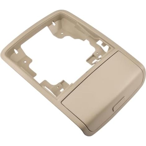 étui de protection pour lunettes de soleil beige compatible avec VW Jetta MK6 2011-2018 Passat B7 remplace 56D868837A, support de lunettes de soleil pour console de toit (beige) (1/5)