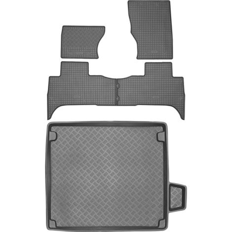 Ensemble de tapis de sol en caoutchouc pour Range Rover Sport SUV à partir de 2013 + tapis de coffre (1/5)
