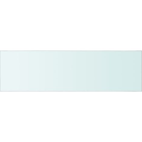 INLIFE Panneau pour étagère Verre transparent 70 x 20 cm (1/2)