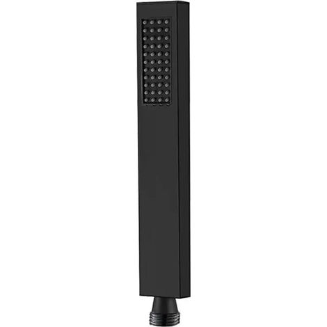 Handbrausekopf, luxuriöse, einfunktionale Hochdruck-Handbrause, schwarz (1/5)