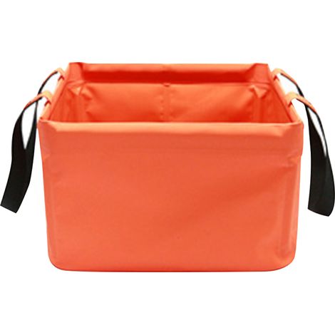 Bassine de nettoyage pliable et portable pour le camping et les voyages. Seau carré pliable idéal pour le camping, la vaisselle, le linge, la pêche, la randonnée et les activités de plein air. (1/5)