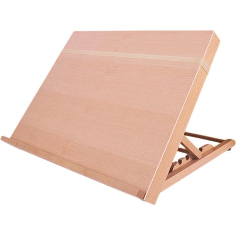 Planche à dessin en bois ajustable - Planche à dessin pour artistes - Grand format 3647cm