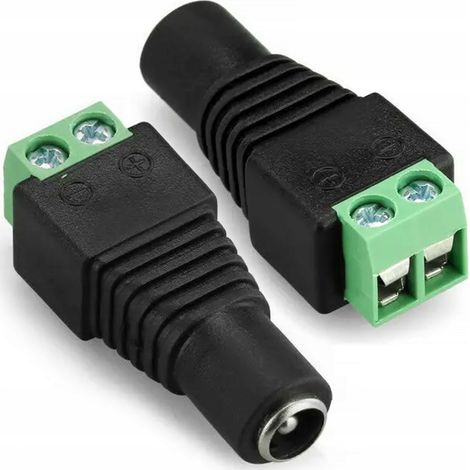 Toma CCTV 5,5 mm / 2,1 mm - hembra