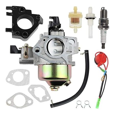GX390 Carburetor GX340 GX 390 GX420 420cc 301cc 11HP 12HP 13HP Water Pump Lawn Mower Generator Replacement Parts 66492 66555 LF182FD LF188FD (1/5)