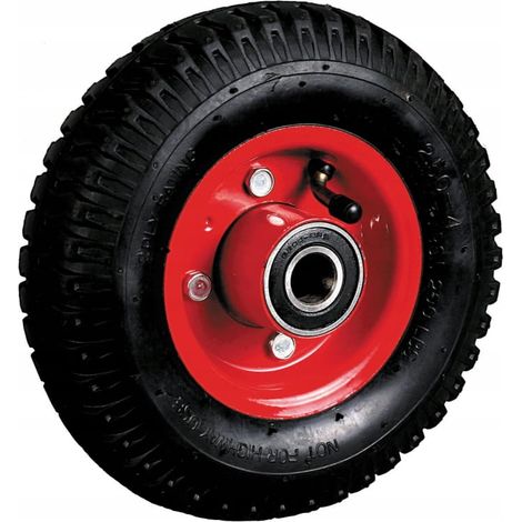 Rueda de carretilla neumática con banda de rodadura de goma de 220 mm