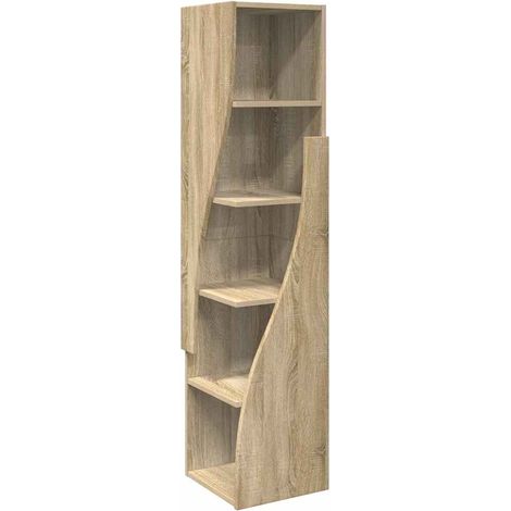 Eckschrank Sonoma-Eiche 32x32x140cm Holzwerkstoff vidaXL