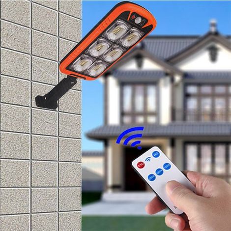 Faro lampione stradale solare sensore di movimento telecomando 150 LED SMD TA140 (1/4)