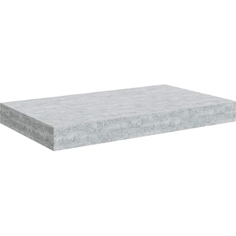 Étagère murale flottante gris béton 40x23x3,8 cm MDF (1/5)