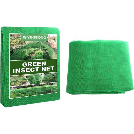 Filet anti-insectes, 2 filets de 5 m pour jardin, filet anti-insectes pour légumes, maille fine pour protéger les plantes, les fleurs, les légumes et les fruits (1/5)