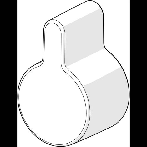 Hansa Absperrgriff 59914322 Chrom (1/2)