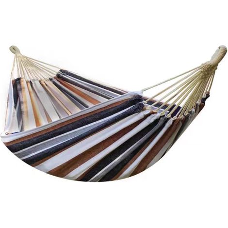 Hamac en toile pour usage intérieur extérieur sans poteau (1/5)