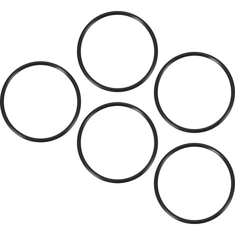 95mm x 85mm x 5mm Nitrile Caoutchouc Joints toriques x 5 Pièces Rond Joint Rondelle pour Robinet Plomberie Réparation Étanchéité Connexion [Noir] (1/5)