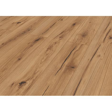Classen Designboden HydroClick 128,5 x 19,2 cm 9 mm Burgeiche Laminat (1/3)