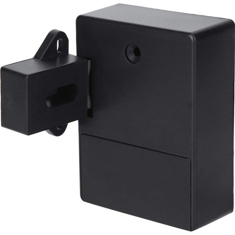 Serrure d'armoire intelligente 125KHz, ouverture de carte RFID électronique pour bibliothèques de sauna, usines et bureaux de garde-robe - sans perceuse(Noir).