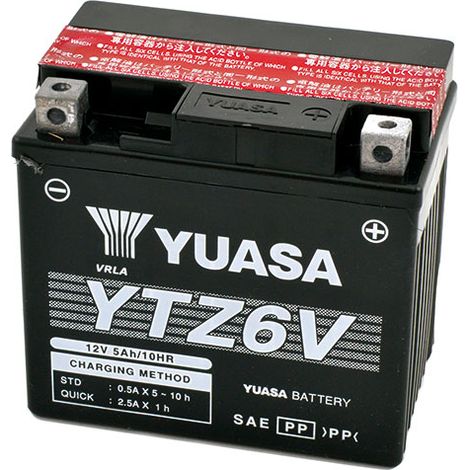 BATTERIA YUASA YTZ6V SIGILLATA 12V/5,3AH