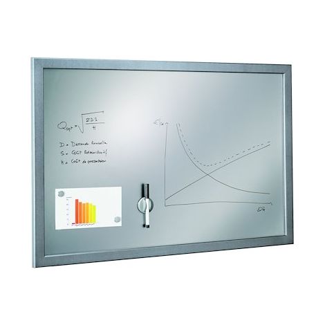 Tableau argenté L 90 x H 60 cm gris (1/2)