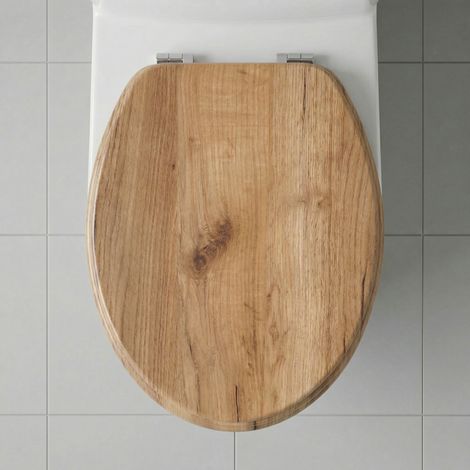 Hot Seat WC-Sitz mit Absenkautomatik, MDF-Kern und Absenkscharnieren