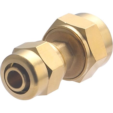 Noyon & Thiebault – Raccord à compression pour tube PER Ø16-12mm – Étanchéité jusqu'à 10 bar – Résistant de 5°C à 95°C – Montage sans outillage (1/5)