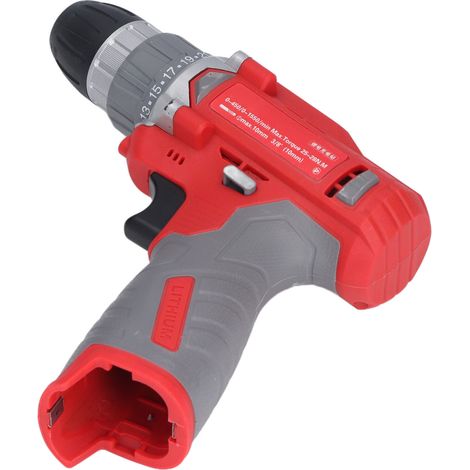 Perceuse électrique sans fil 18V, multifonction, ergonomique, brosse, avec coffret de rangement pour bricolage et amélioration de la maison (1/5)
