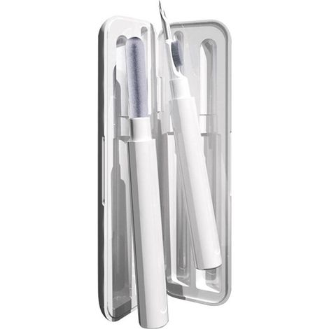 Stylo Nettoyant Bluetooth pour Écouteurs, Kit de Nettoyage sans Fil pour Casque, Brosse Portable pour Compartiment de Charge (1/5)