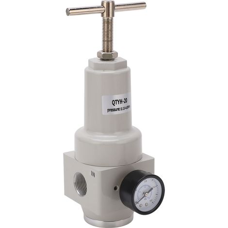 Régulateur de pression d'air, soupape de décharge automatique, contrôleur en alliage d'aluminium avec manomètre, quantité : 20, 0,15-4,0 MPa (1/5)