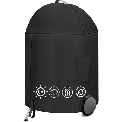 7150 Housse de barbecue sphérique pour barbecue Weber de 57 cm, imperméable et résistante aux UV pour barbecue Weber 57 cm, housse de rechange pour Webber 57 cm Master-Touch (diamètre 68 cm) (1/5)