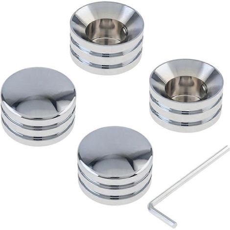 4 cache-vis de bougies d'allumage pour moteur de moto XL883 XL1200 Big Twin, culasse 15 mm (1/5)