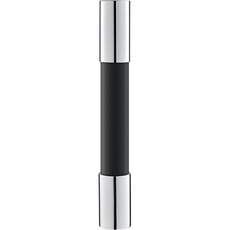 Rallonge de robinet - Noir et argent - 20 cm - G1/2 - Tuyau de robinet flexible - 360 degrés - Pour Robinet de salle de bains, Robinet de cuisine - Universel - Robinet économe en eau Rallonge (1/5)