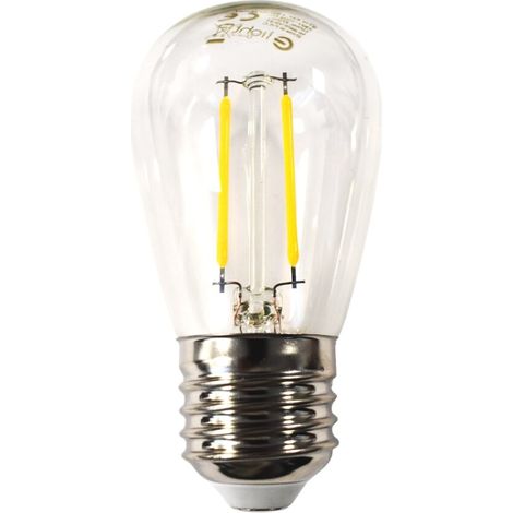 Glühlampe mit LED-Fassung, 1,5 W, ST45, E27, 2700 K (1/4)