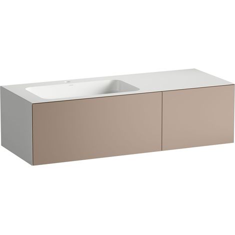 LAUFEN FOLIO Waschplatz, wandhängend, rechteckig, 2 Schubladen, 1 (1/2)