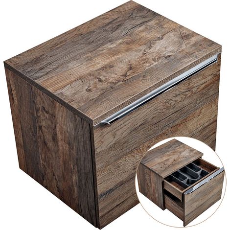 Waschtischunterschrank 60cm PUEBLA-56 Vintage Oak, B/H/T ca. 60,4/48,5/46 cm (1/5)