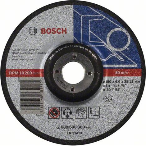 2608600389 - Mola da sbavo a centro depresso Expert for Metal A 30 T BF, 150 mm, 6,0 mm (1/3)