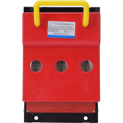 HR6-250/310 380/660V 250/200A Interrupteur-sectionneur à fusible en cuivre, disjoncteur électrique d'isolement (1/5)