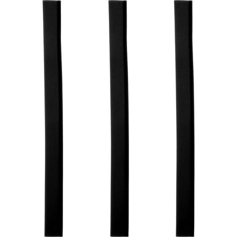 Bandes de Rechange Surface Lisse en Caoutchouc Noir 3 Pièces pour Raclette à Vitres Adaptées pour Nettoyage de Vitres et Pare-Brise de Voiture en Salle de Bain (1/5)