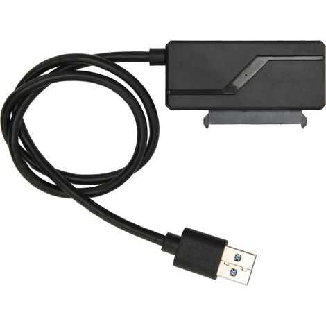 Câble adaptateur USB 2.0 vers SATA 6+7, 480 Mbps, pour disques durs et lecteurs optiques PC portable (1/5)