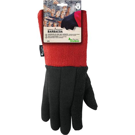 JUBA Grillhandschuh aus 100 % flammhemmender Baumwolle