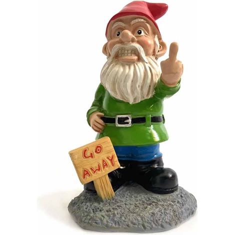 Statue Nain - Statue De Jardin En Résine - Pour Extérieur - Motif Motocyclette - 1 Pièce (1/5)