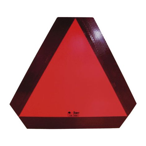 Placa V-5 para señalización vehículos lentos