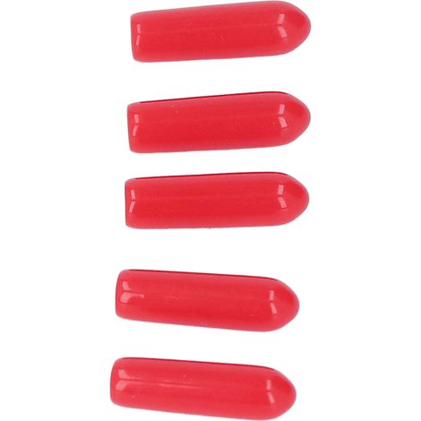 200 weiche PVC-Schutzkappen mit Außengewinde, flammhemmende und korrosionsbeständige Kappen, Verbindungsschutz 2 mm / 0,08 Zoll (1/5)