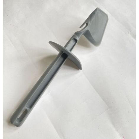 Spatule - Pour Thermomix TM31 TM5 TM6 - Grattoir À Crochet Avec Petit Couvercle Et Échelle - 26 x 8,5 x 3 cm - 1 Pièce