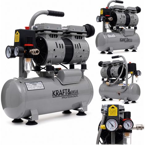 Compresor sin aceite de 9 L y 550 W  Kraft&Dele (1/5)
