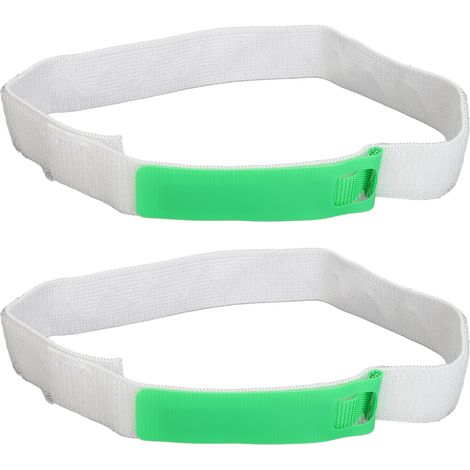2PCS Attache de Cathéter pour Jambe, Sangle de Fixation pour Tube de Drainage Urinaire, Dispositif de Stabilisation Vert à Boucle Auto-Agriffante (1/5)