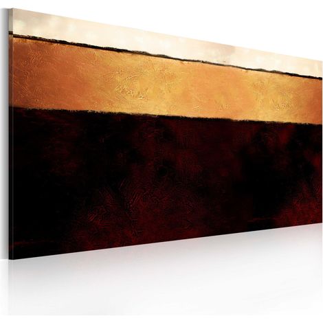 Quadro dipinto - Strati della Terra - 120x60 (1/4)