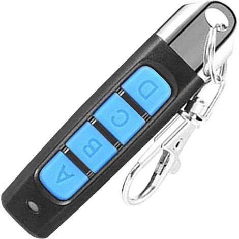 Télécommande d'ouvre-Porte de Garage,Télécommande d'ouvre-Porte de Garage - Porte-clés de Porte de MHz - Accessoire de Fermeture de Porte d'allée, ouvre-Porte-clés de contrôle de (1/5)